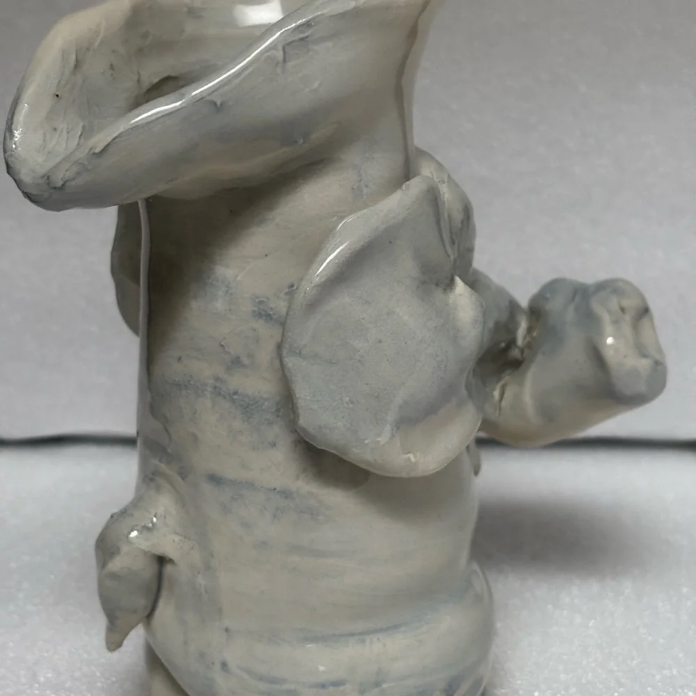 Elephantnt Art Pottery Vase Signed “Bryant”